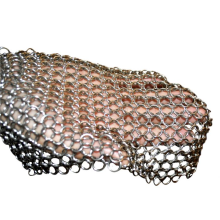 Stainless steel chainmail scrubber/stainless steel ring mesh