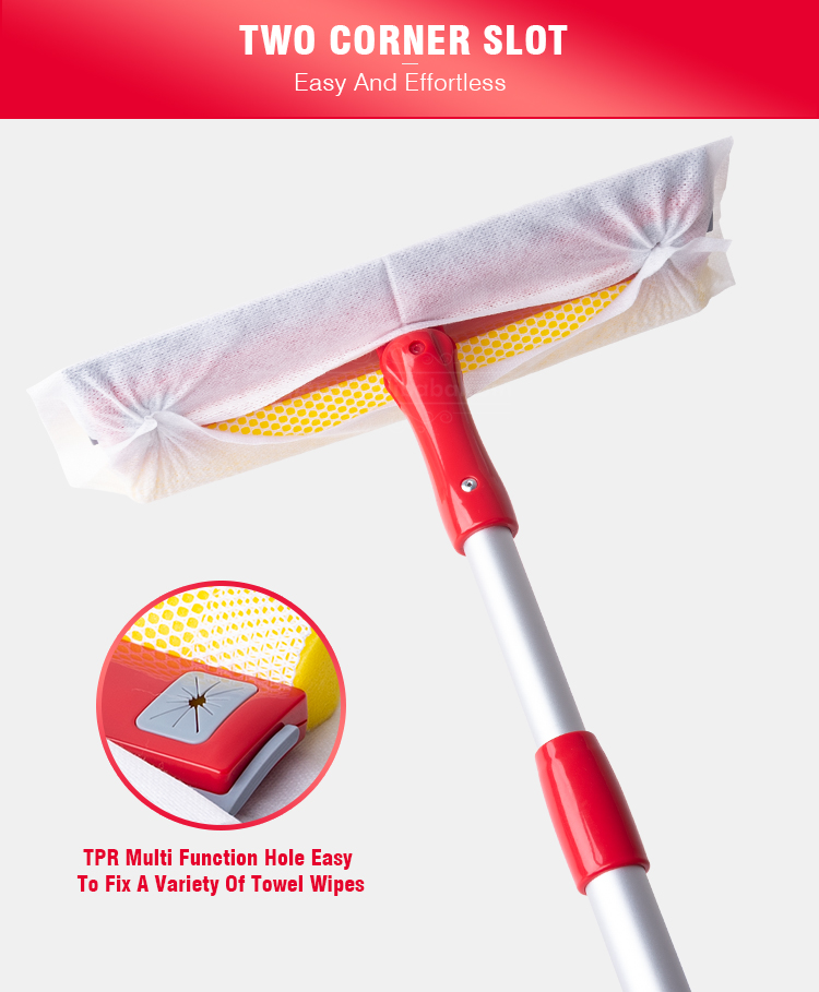 إسفنجة وممسحة ذات وظيفة مزدوجة dual function sponge and squeegee