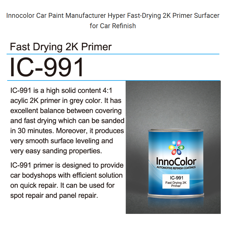 2K Primer de Secagem Rápida 2K Fast-Drying Primer