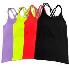 1.65 Dollar Women's Sleeveless Polyester Ribbed Tank Tops - XSY008