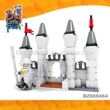 Ausini plastic castle playhouse toys ancient castle gate building blocks for kids