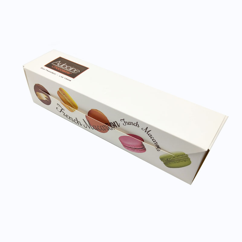 6 12 Macaron Packaging with window, Macarons box with insert plastic tray