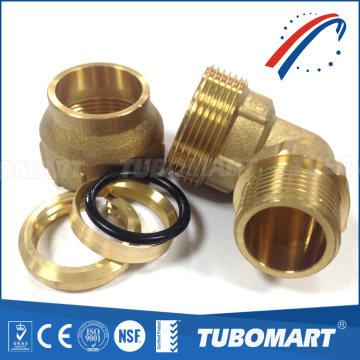 Good choice brass female / equal elbow 90 degree PE pipe union