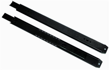 Kitchen Cabinets Black Metal Drawer Slides / Steel Drawer Runners 600mm