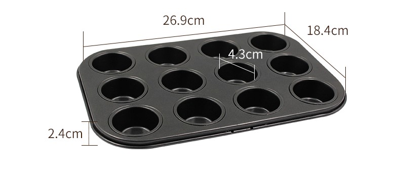 12 cavity muffin pan-black (27)