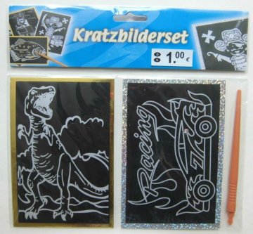 Foil Magic Scratch Poster Art