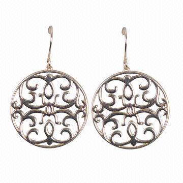 Filigree Casting Earrings in Gold Plating