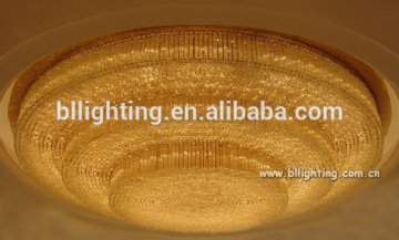 Large hall decoration semi flush ceiling light