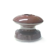 Low Voltage Brown Porcelain Insulators - Electrical Glazed Spool Insulators for Sale