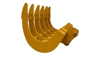 excavator attachment of tilt rake bucket