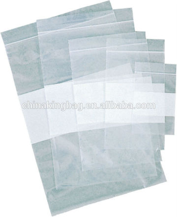 LDPE zipper bag package zipper bag