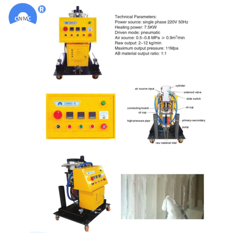 7.5kw Polyurethane Spray Insulation Machine