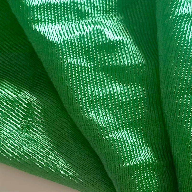 100% Polyester Dazzle Non-Stretch Knitting Fabrics for Dress
