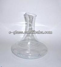 mouth blown glass decanter,crystal decanter,clear decanter