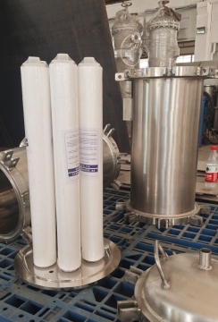 multi-cartridges filter with PP folding