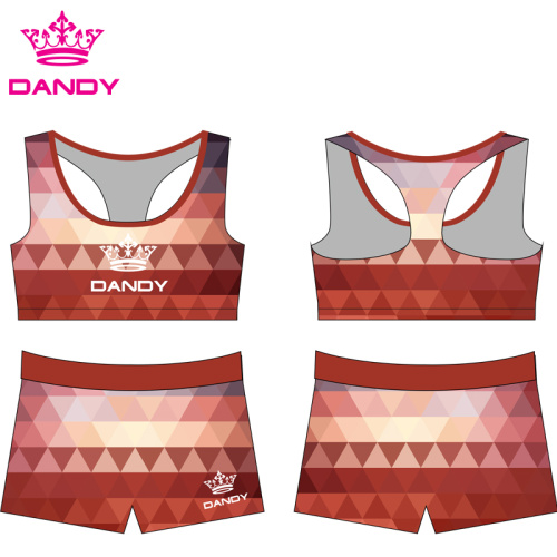 Uniformes sublimados de atletismo Ombre Cheer