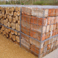 Boîte soudée galvanisée de gabion pour le mur de soutènement en pierre