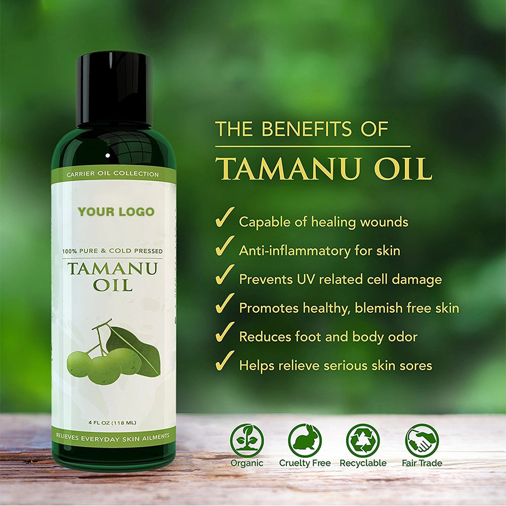 Натуральное органическое масло таману оптом для косметических средств