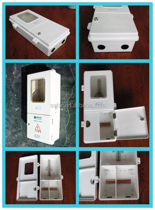 FRP GRP SMC DMC Plastic Three Phase Electric Meter Box