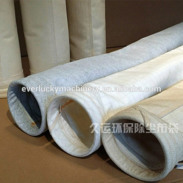 PPS+PTFE filter bag with stainless steel mouth