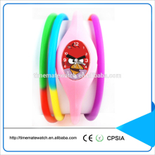 Custom design various flag waterproof quartz national Children Silicone Watch Wrist Watch