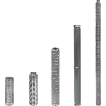 Metalowe włókno spiekane filcowo -plisowane element filtra