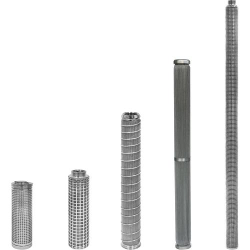 Metalowe włókno spiekane filcowo -plisowane element filtra