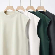 Low Moq Custom Cotton Sleeveless T-Shirts and Tank Tops