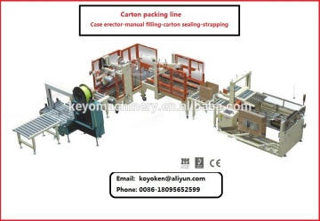 Automaitc carton packaging line