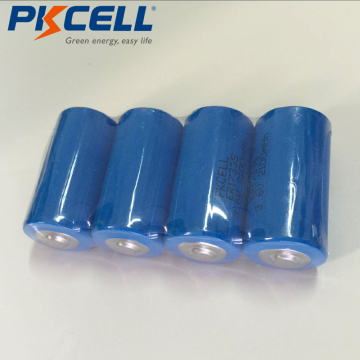 4pcs PKCELL 3.6V LiSOCl2 Battery ER17335 2/3A Size 2100mAh Lithium Primary Battery Batteries Baterias For Medical Equipment