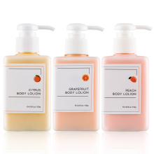 OEM Organic Brightening Grapefruit Perfume Body Lotion