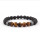 Abalorios pulsera de arenisca negra Onyx Grind