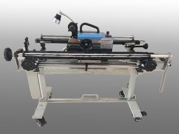 Knotting machine for warp knitting