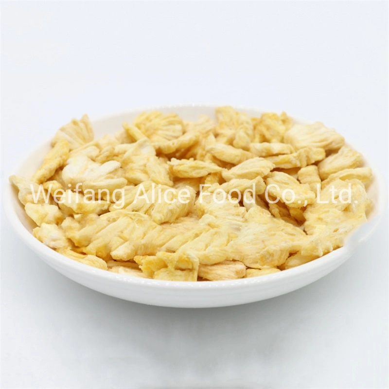 China Wholesale Crispy Fried Pineapple Chips Export Standard Dried Fried VF Pineapple