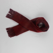 Direct factory manufacture winter solid color long fringed scarf