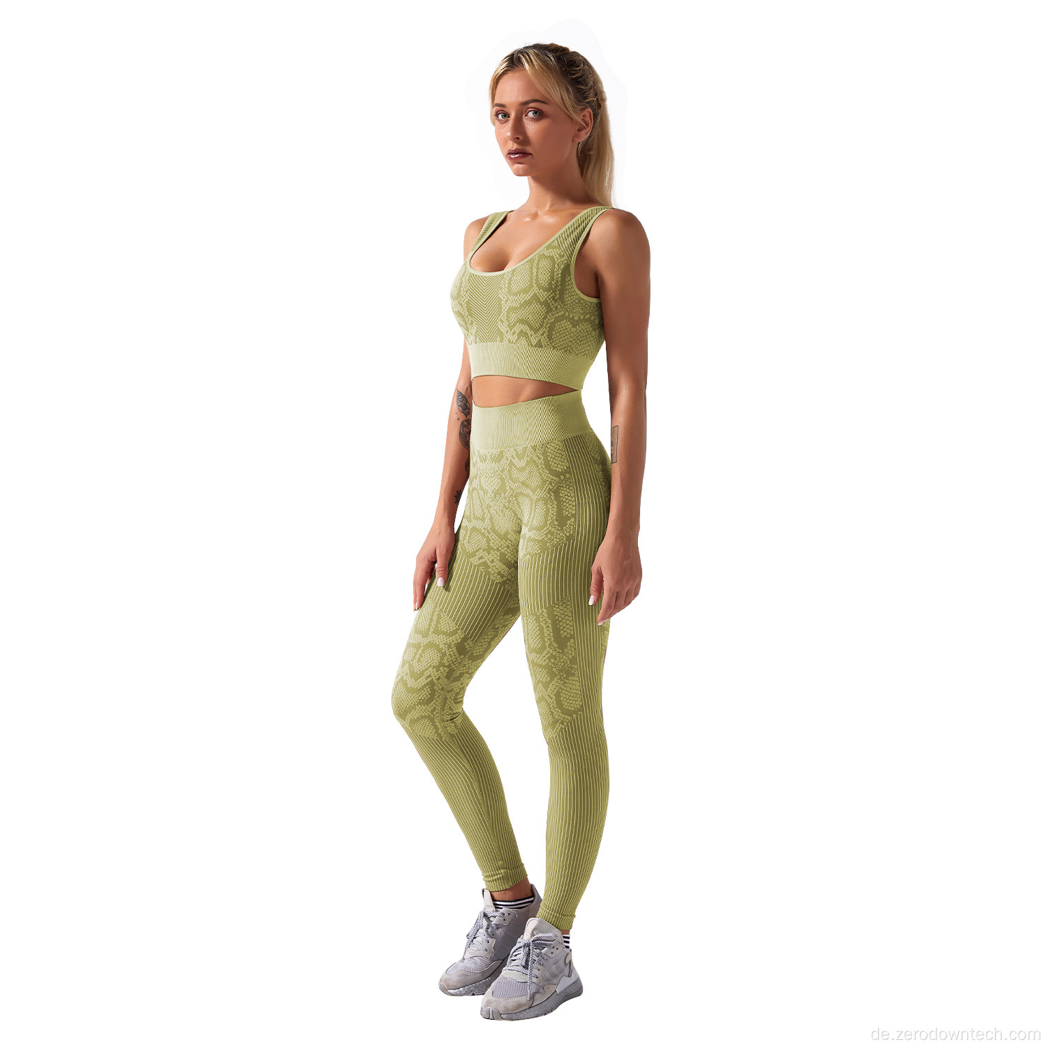 Yoga Leggings Set Zweiteilige Hose