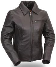 Genuine Cow Leather Motorcycle Jacket