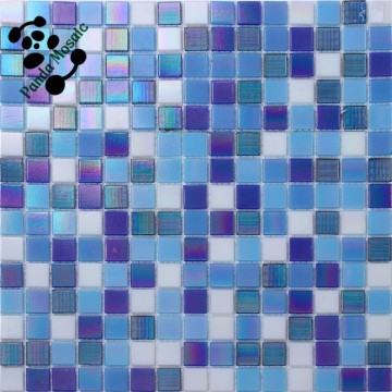 SMH20 Cheap price rainbow mosaic iridescent glass mosaic wholesale mosaic tiles