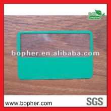 small card magnifying sheet