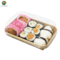 Rectangular disposable takeaway cake catering paper tray