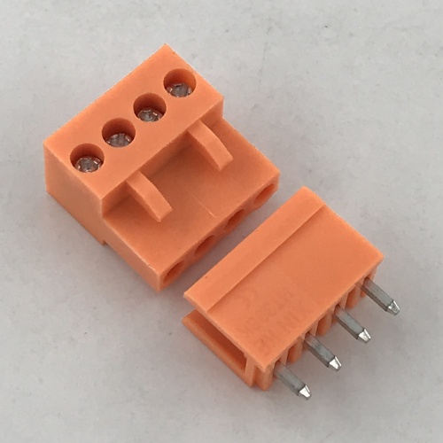 3.96MM Pitch Orange PCB Pluggable Terminal Block