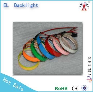 EL sheet white electroluminescent backlight flashing el tape