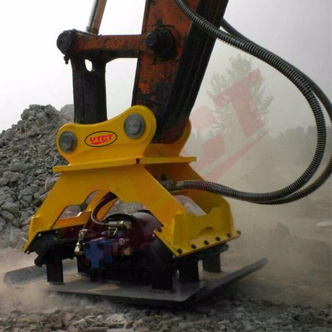 Ce Approved Hydraulic Vibrating Plate Concrete Compactor for Excavator