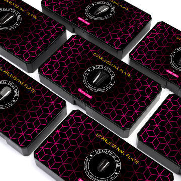 550pcs/Box Ultra-Thin False Nail Tips - Black Box Press-on Tips