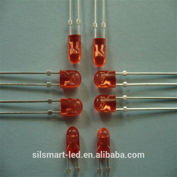 3mm Red Color Lighting Circular LED DIP LED lights