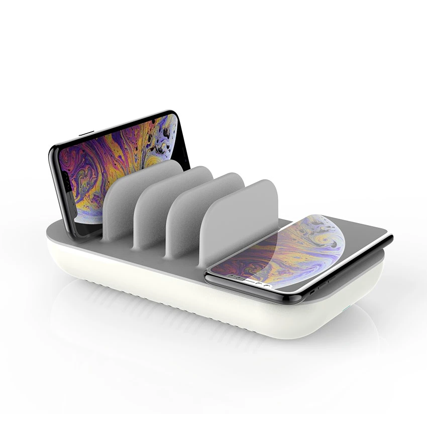 MP Charging Dock Station with Multiple USB Charger 3 in 1 Wireless Charger for Phonecharger for Airpod