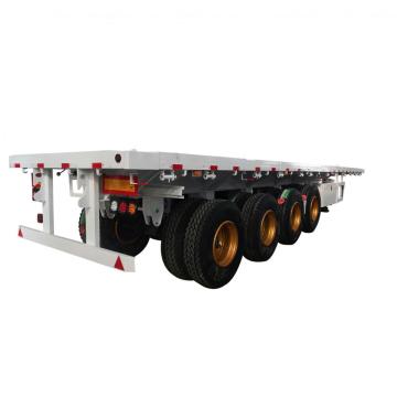 4 Axles Container Flatbed Semitrailer