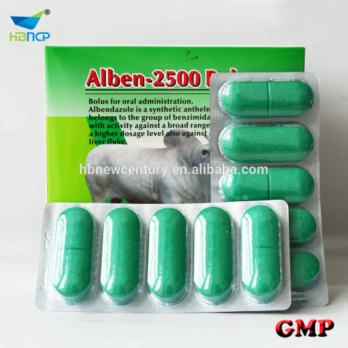 veterinary medicine bolus albendazole 2500mg