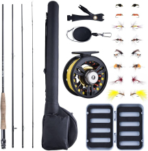 Topline High-Quality 2.7m Fly Fishing Rod Combo Kit with Lures