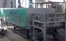 Mesh belt furnace, tempering mesh belt furnace, continuous tempering mesh belt furnace